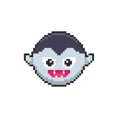 Pixel art Cute Vampire game asset design
