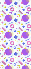 seamless pattern with hearts