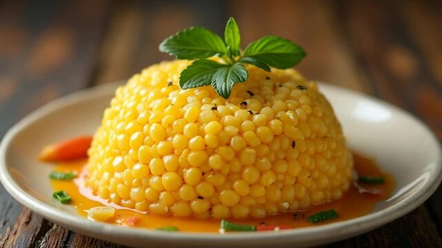  Corn Pone served authentically on a plate
