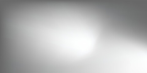 background modern Silver foil background with metal mirror texture. Chrome gradient surface with light gloss. Vector aluminum grey sheet with reflection. Platinum and