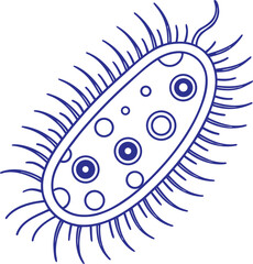 bacteria icon vector design