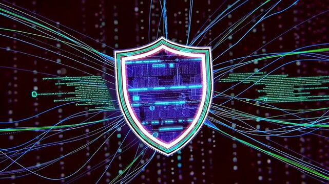 shield and swords symbol of virtual private network VPN 