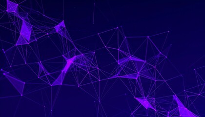 Purple Network Mesh Abstract Background