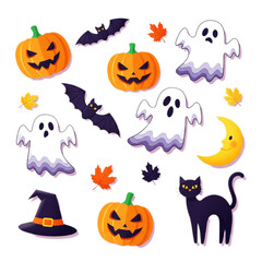 halloween vector set