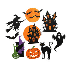 halloween pumpkin set