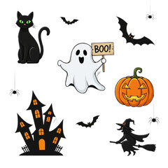 halloween vector set