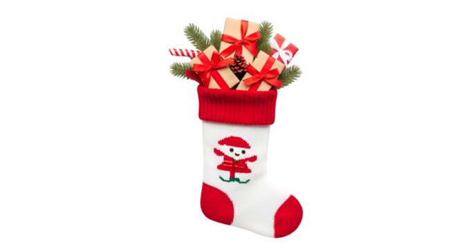 red christmas stocking