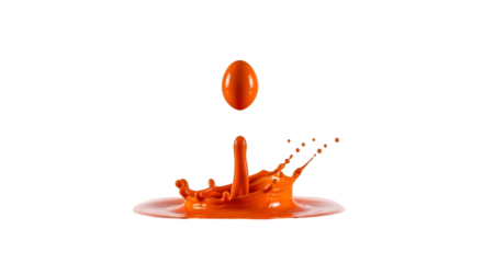 orange juice splash