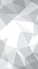 Abstract geometric pattern of light gray and white triangles