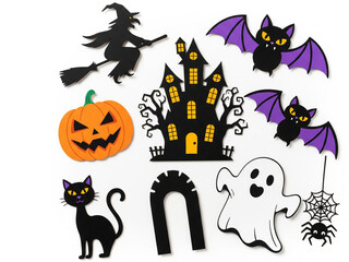 halloween icons set