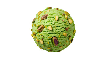 green apple on white background