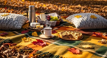 Autumn Picnic in the Park.