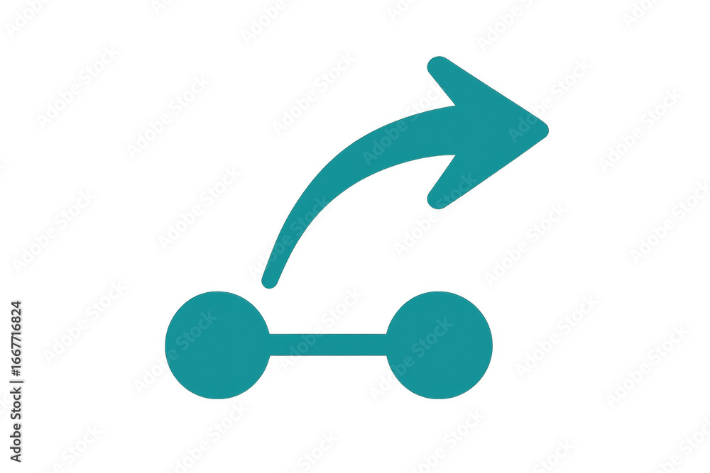 Poster share icon showing sharing and connecting concept on transparent background