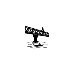 The story of boats below the Padma Bridge and planes and helicopters above.  পদ্মা ব্রিজ