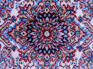patterns of old rugs at Turkish carpet market