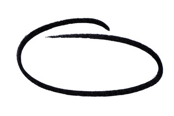 marker circle isolated oval target mark