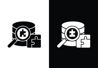 Database analysis and integration with puzzle pieces, representing problem-solving and data connection.