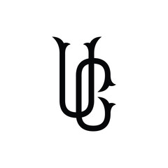 UC monogram logo design letter text name symbol monochrome logotype alphabet character simple logo
