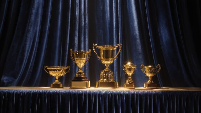 Multiple Awards on an Elegant Podium