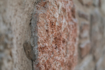 stone wall texture of old house