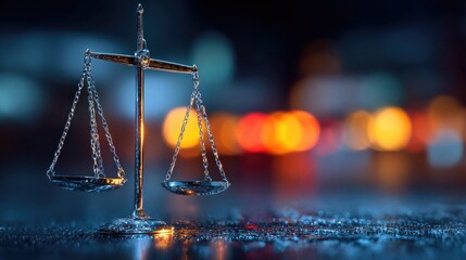 Transparent justice scale overlay on legal contract background representing fairness in law, agreement transparency, legal system symbolism, and ethical decision concept