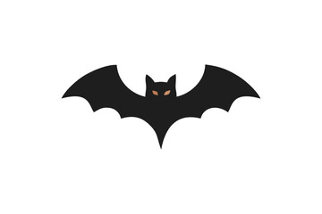 Minimalist Halloween icons bat vector design illustration