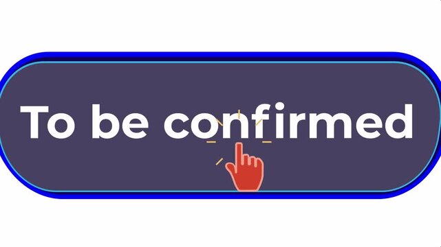 To Be Confirmed to Rejected Animation &ndash; Business Workflow Motion Graphics