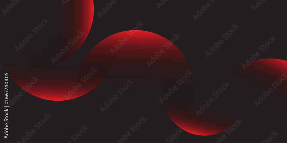 Poster abstract background of blurred red shapes on dark black suitable for graphic design, page design ins