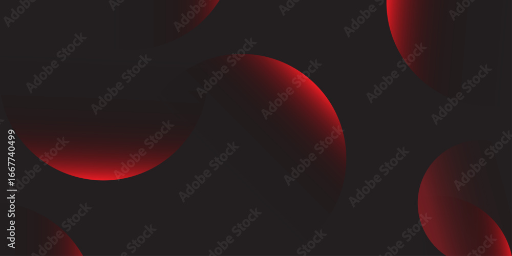 Aufkleber abstract background of blurred red shapes on dark black suitable for graphic design, page design ins