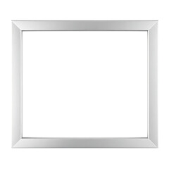 Obraz premium white photo frame transparent background