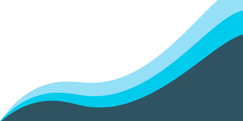 Footer Design Element Isolated Background. eps 10