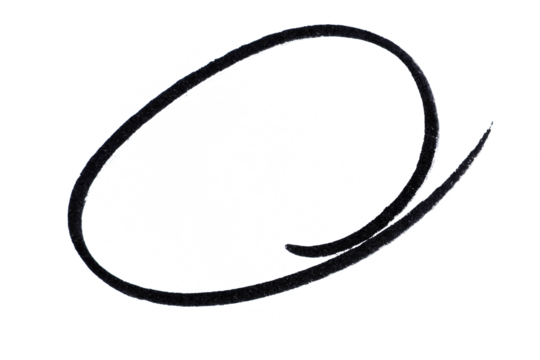 Black Hand drawn marker red circles round set. Doodle round shapes. Crayon circle highlight, freehand ovals doodle.