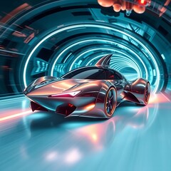 futuristic animal car