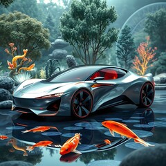 futuristic animal car