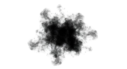 black and white smoke