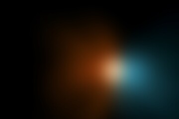 Abstract Gradient Light – Blue and Orange Motion Streak, Futuristic Glow – Diagonal Color Blur on Black, Dark Background with Dynamic Light Effect