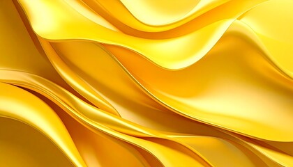 Fototapeta premium Abstract golden-yellow folds