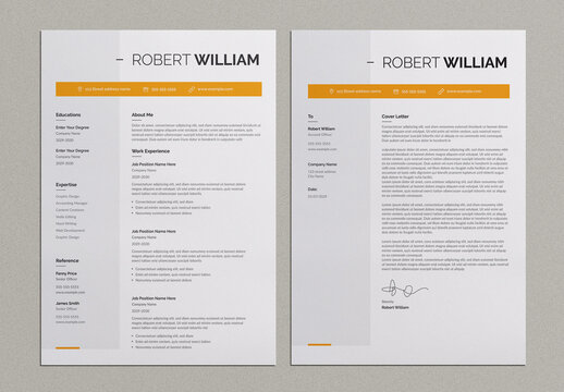 Clean Resume Layout