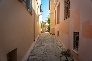 Obraz premium Athens, Greece - Historical streets and houses in town