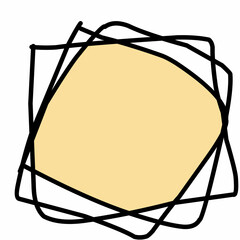 Minimalist Doodle Border Frame