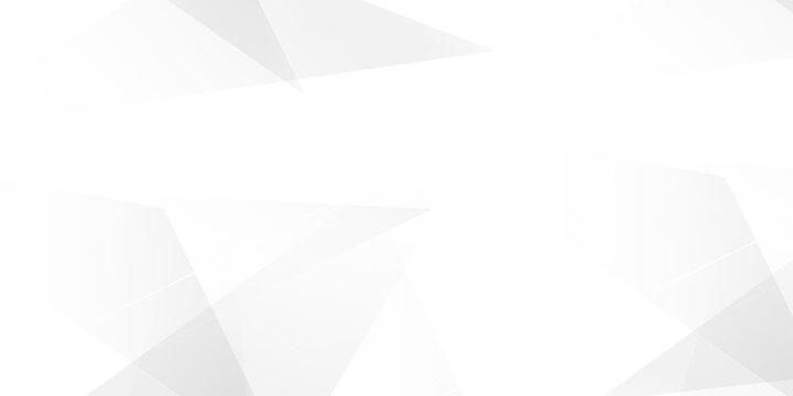 Abstract background with liens and triangles shape on white background. White and grey geometric overlapping rectangle pattern Geometric background soft shadows as patten ..White polygon textured .