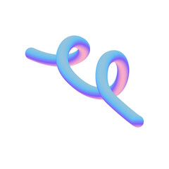 Obraz premium Twirl Hologram 3D