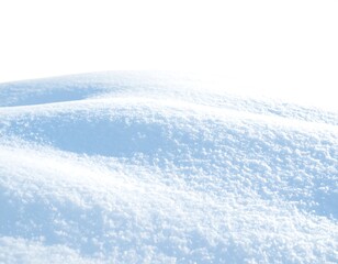 Obraz premium Snowy landscape close-up