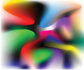 Modern Mesh Blend Colorful Background