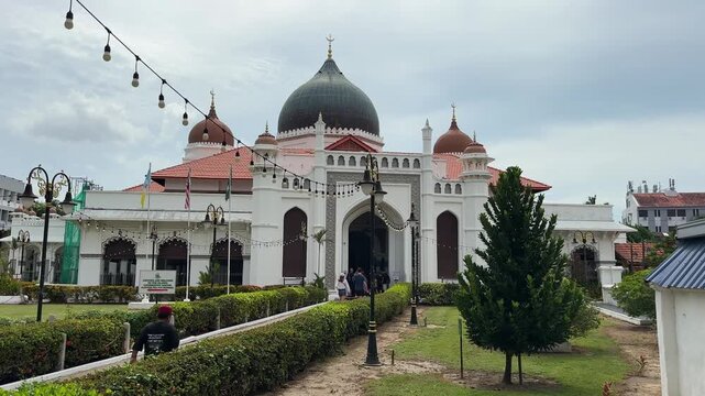 Indian Kapitan Keling Mosque in George Town on Penang island, Malaysia.