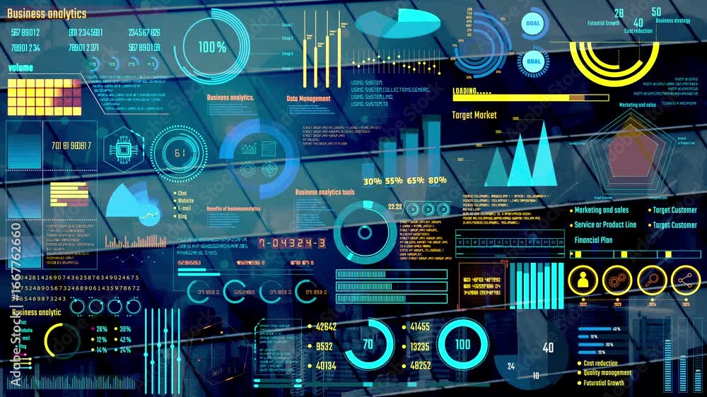 Poster data analytics and big data strategy for real-time analytics, predictive data modeling, business int