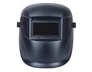 Welding helmet with transparent background