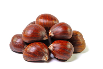 Obraz premium Maronen in einer Nahaufnahme