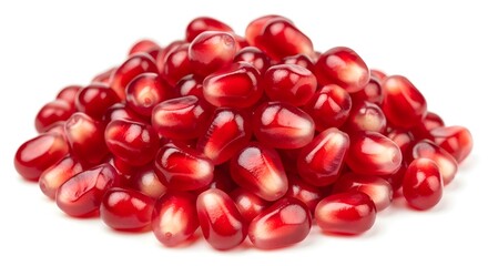 Juicy Pomegranate Seeds, Fresh and Red.