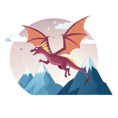 vector illustration of a shark